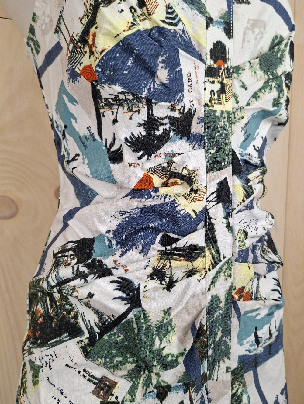 Joseph Ribkoff Sleeveless Midi Dress Stretch Size 8 - Picture 10 of 13